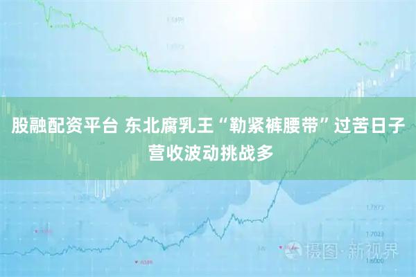股融配资平台 东北腐乳王“勒紧裤腰带”过苦日子 营收波动挑战多